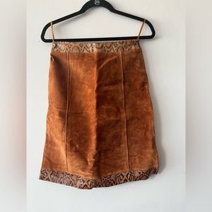 Margaret Godfrey Suede Skirt